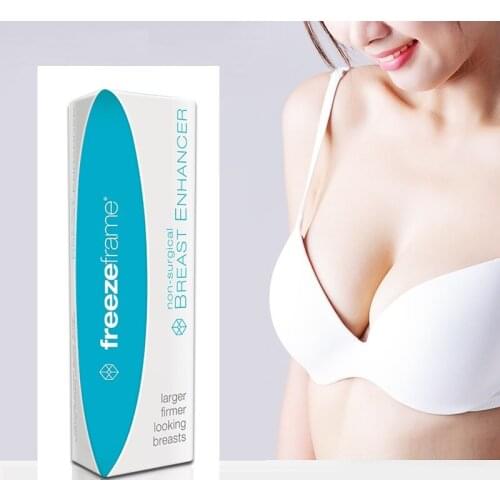Freezeframe Non-hormonal Enlargement Gel Non-surgical Larger Looking Breast Enhancer Massage Cream for Big Bust Boost Firm Lift