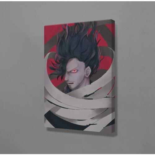 Eraser Head Shota Aizawa My Hero Academia Wall Art Framed Wooden Frame Canvas Decoration poster prints for Home decor Painting