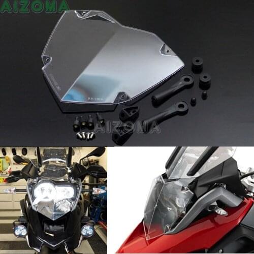Motorcycle Transparent Headlight Guard For For BMW R1200GS WC LC ADV WC 2013-2019 Clear Front Headlamp Cover Headlight Protector