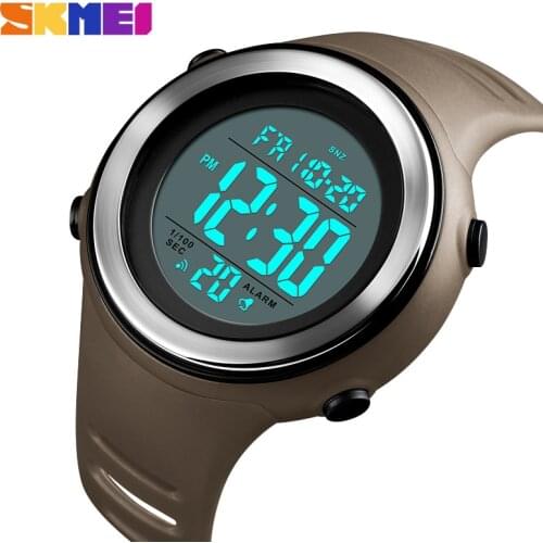 SKMEI Men Sports Watch LED Luminous 50M Waterproof Digital Watch Dual Time Back Light Water Resistant Watches Relogio Masculino