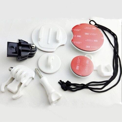 10 in 1 Surfboard Surfing Mount Pack Kit Tethers FCS Rubber Lock for Gopro Hero 4 3+ 3 2