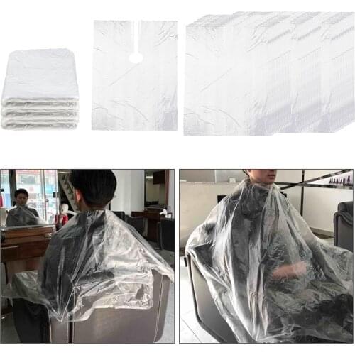 300 PIECE Disposable Hair Cutting Cape Gown Stylist Barber Shop Capes 2 Sizes
