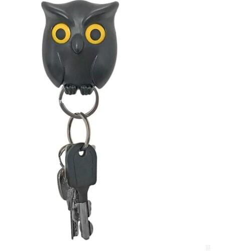New Night Owl 3 Colors Magnetic Wall Key Holder Magnets Keep Keychains Door Hooks Key Holder Wall Hooks for Hanging Tools