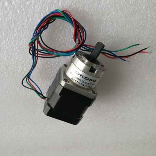 New Best Gear ratio 19:1 Planetary Gearbox stepper motor Nema 17 0.8A Geared Stepper Motor 3d printer stepper motor