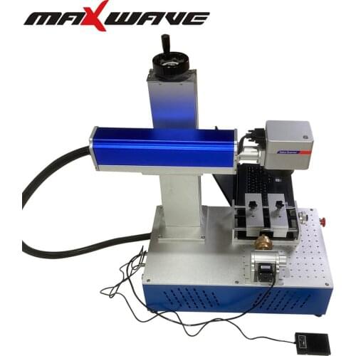 Portable mini laser marker 20W 30W 50W fiber laser marking machine qr code laser engraving machine