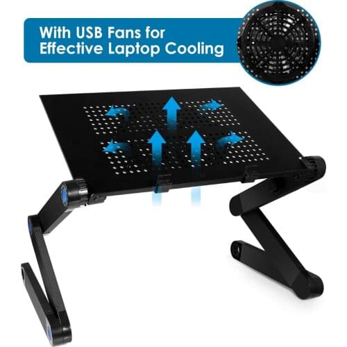 Portable Mobile Laptop Stand Table For Bed Sofa Laptop Folding Table Notebook Desk With Mouse Pad For Home Office Computer Desk