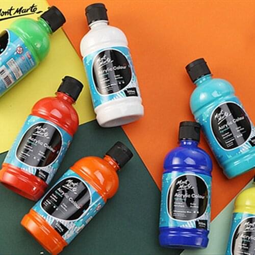 500ml Professional Acrylic Paint Waterproof Non-fading Paint Hand-painted Wall Paint Dye Artist Painting Handmade Graffiti