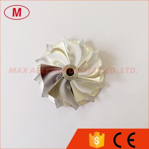 RHF5 forward 39.94/52.50mm 6+6 blades high performance Turbo milling/aluminum 2618/billet compressor wheel for 06H145702T A4/A5