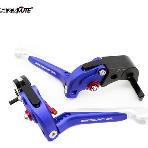 Brake Clutch Lever For SUZUKI GSX-R1000 GSXR1000 GSXR 1000 2001-2018 Motorcycle Accessories Folding Extendable With Logo