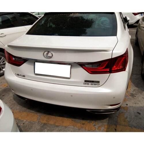 For Lexus GS250 GS350 GS450 Spoiler ABS Material Car Rear Wing unpaint Color Rear Spoiler For Lexus GS450 Spoiler 2013-2016