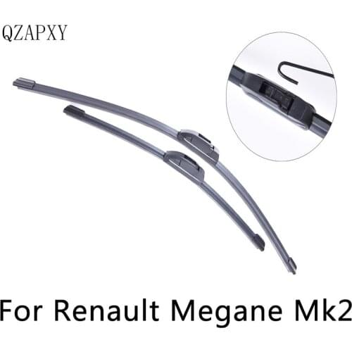 QZAPXY Wipers Blade For Renault Megane Mk2 from 2002 2003 2004 2005 2006 to 2009 Windscreen wiper Wholesale Car Accessories