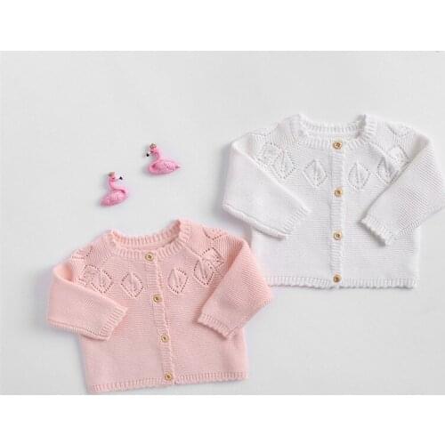 Newborn Baby Sweater Autumn Baby Cardigan Jacket and Coat Cotton Knitted Infant Clothes Toddler Boys Girls Cardigan Coat Outwear