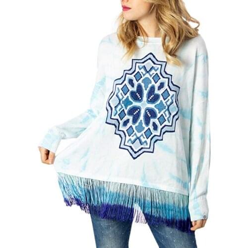 Spanish Multi Style Tassel Sweater