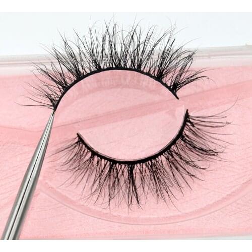 Visofree eye lashes natural 100% handmade false lashes Thick sexy long Real Mink cruelty free reusable 3D Mink lashes M62