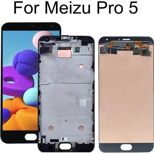 5.7” LCD For Meizu Pro5 LCD Display+Touch Panel Digitizer With Frame For Meizu Pro 5 Lcd Display Accessories Replacement