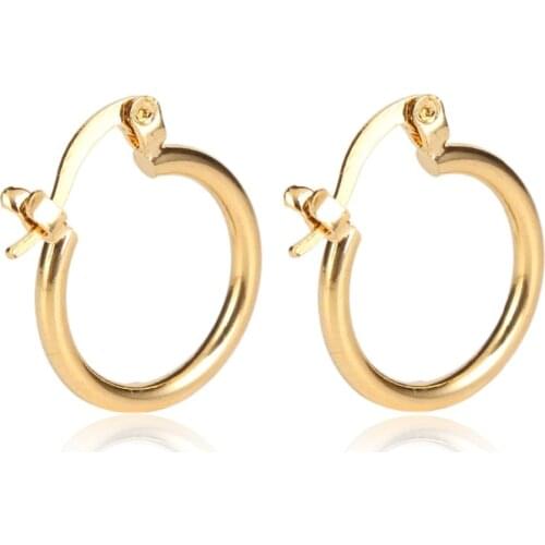 24K Gold Earrings New Arrival New Model High Quality Pretty Golden Jewelry Earrings