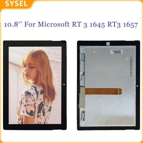 10.8‘’ For Microsoft RT 3 Surface 3 1645 RT3 1657 LCD Display Screen Digitizer Touch Panel Glass Assembl LCD Display
