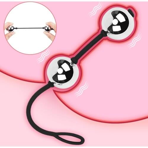 2/3 balls Anal Beads Contraction Balls Butt Plug Female Reduction Yin Ball Couples Vaginal Shrink Yin Ball Sex Toys For Women