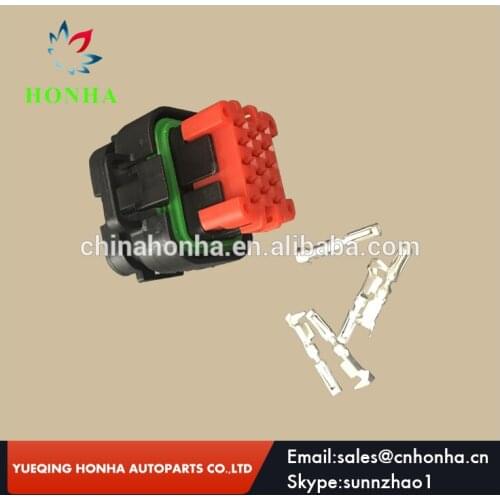 5pcs/lot 14 pin/Way Female Tyco PCB plug Connector AMP Auto Wire Harness ECU Connector 776273-1