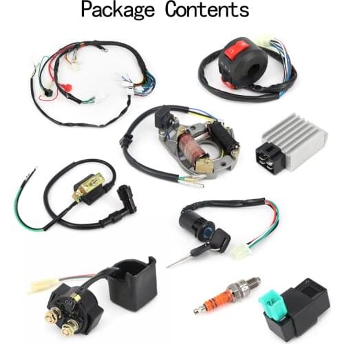 50 70 90 110 125CC CDI Wire Harness Assembly Wirings ATV Electric Start Quad