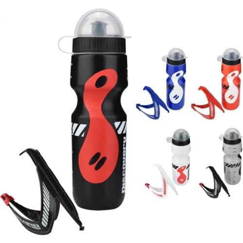 650ml Mountain Road Bike Water Bottle with Bicycle Holder Cage Bracket Cycling Water Bottle Bicycle Water Drink Cup Bike Part
