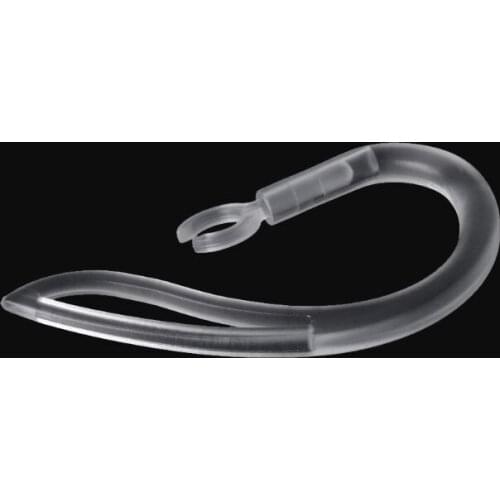 7mm Bluetooth Earphones Transparent Soft Silicone Ear Hook Loop Clip Headset M5TE