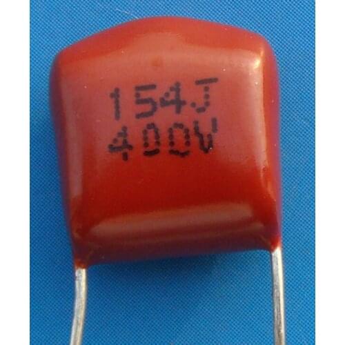 Free Delivery. CBB metallized polypropylene film capacitor is 400 v 154 0.15 uF