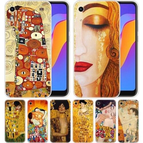 Luxury Silicone Case The Kiss Gustav Klimt for Huawei Honor 9X 8A 7A 20 Pro 7X 8X 7S 8S 8 9 10 Lite View 20 20i 10i Play Fashion