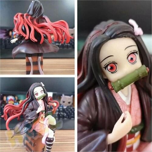 Demon Slayer: Kimetsu no Yaiba Figure Toy Kamado Nezuko 1/8 Action Figure Toys Anime Collectioin Kids Doll No Box