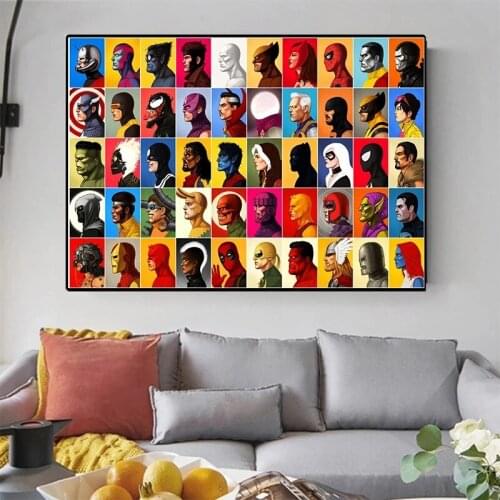 Disney Superhero Avengers Full Square Round Diamond Painting Large Avatar and Poster Cross Stitch Kit Wall Art Room Decoration