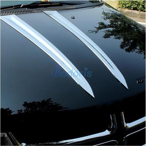 For Dodge Journey JUCV Fiat Freemont 2011-2018 Car Hood Trim Garnish Panel Chrome Car Styling Accessories