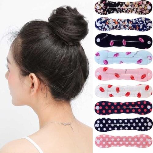 European and American Temperament Printing Ladies Romantic Red Lip Disc Hair Iron Button Polka Dot Bud Hair Ornament