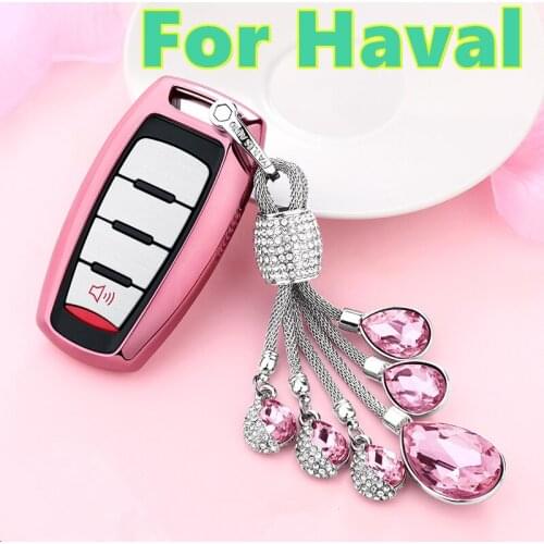 For Haval H142S H142S Car key set colorful multi-color key shell female key bag gift car decoration accessories