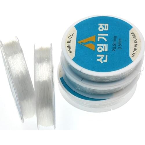 0.5-1.0mm Transparent Stretchy Elastic Korea Crystal Line Cord Beading Rope String Thread Beads DIY for Jewelry Making Bracelet