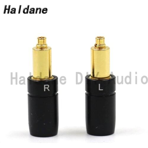 Haldane one pair Headphone Plug for SRH1840 SRH1440 SRH1540 Male to MMCX Female Converter Adapter