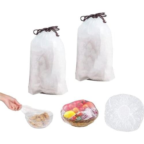 Fresh Keeping Bags Reusable Sealing Bags Food Cover Elastic Stretch Adjustable Bowl Lids Kitchen Wrap Seal Fresh Keeping Caps