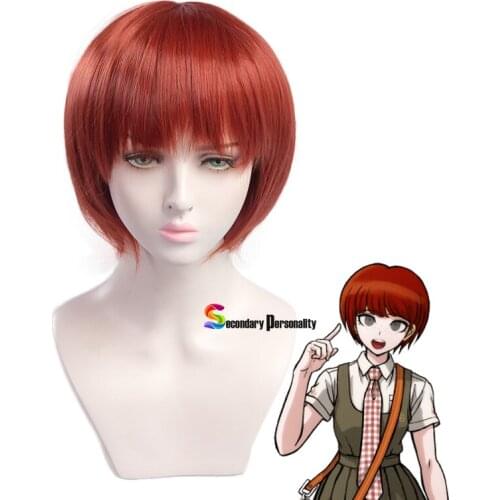 2021 New Game Danganronpa Koizumi Mahiru Short Wig Cosplay Costume Dangan Ronpa Heat Resistant Synthetic Hair Women Wigs