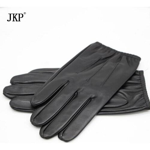 Genuine Leather men and women gloves,mens black gloves,Leather gloves men
