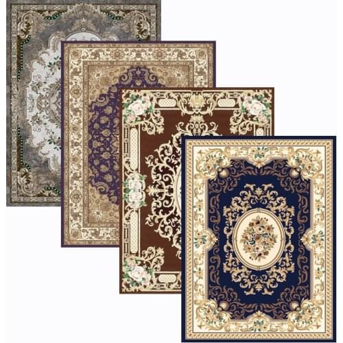 Nordic Classical Style Living Room Luxury Decoration Carpet American Bedroom Home Parent Child Time Play Cushion Bedside Mat