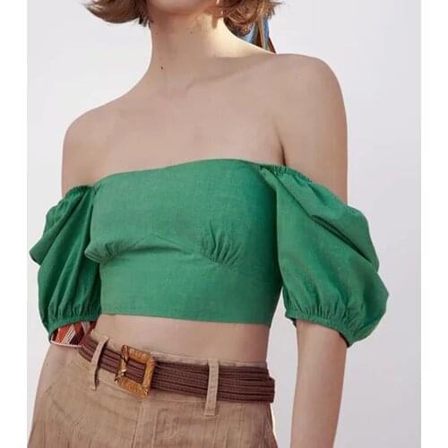 Sexy Scoop Neck Polyester Short Sleeve Crop Length Bodysuits DLSY560