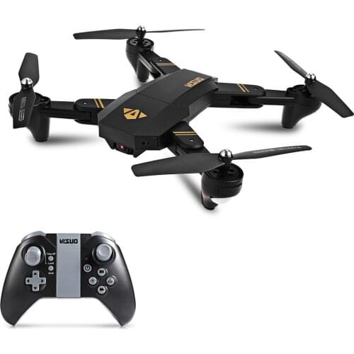 XS809HW XS809W Wifi FPV Drone Foldable Selfie Drone With 0.3MP 2MP HD Camera Altitude Hold Quadcopter