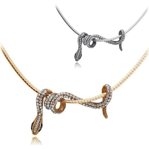 2019 New Necklaces Snake Choker Necklaces For Women Trendy Style Necklace Pendants High Quantity Jewelry Necklace Jewelry