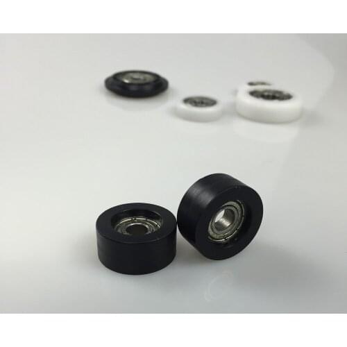 10 PCS 6x22-10mm POM bearing plane pulley 3 d printer roller doors and Windows ball bearing