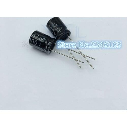20pcs/lot 10X13MM E lectrolytic c a pacitor 47uf/100V 100uf/63v 10uf400V 220uf/50v 15uf/400v 10uf/400v 6.8uf/400v 330uf/35 10*13