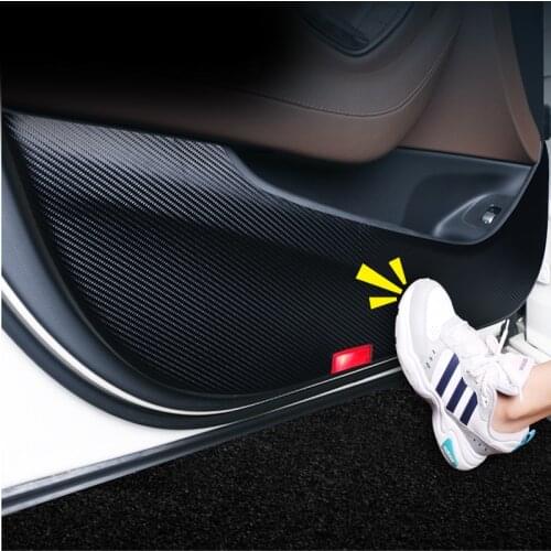 4pcs for SKODA Rapid FABIA Superb Octavia Door anti kick pad