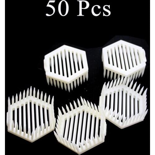 50PCS Professtional Beekeeping Virgin Bee Cage Intruduction Swarm Plastic Needle Type Queen Rearing Apiculture Tools Supplies