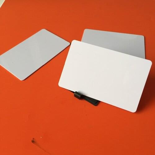 5000pcs Blank ic custom wholesale access control intelligent RFID chip card M1 White PVC Smart Card