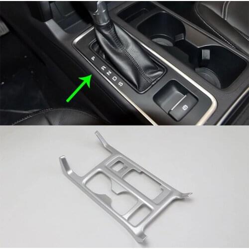 Car Accessories Interior Decoration LHD ABS Front Center Gear Shift Panel Cover Trim 1pcs For Ford Kuga/Escape 2017 Car Styling