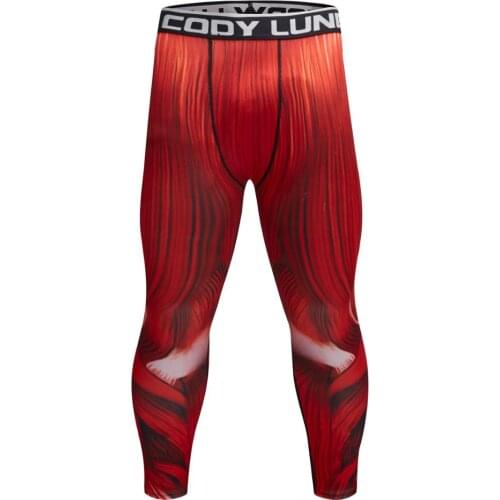 Cody Lundin Custom Your Logo And Print Design Work Out Fitness Gym Sports Leggings for Men 2021 Quick Dry Pants
