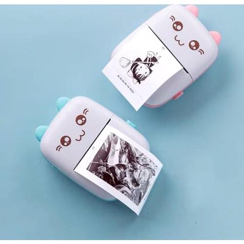 Mini Printer Portable Thermal Printing Machine Bluetooth Mini Photo Picture Label Printer for Android iOS DIY Home Use Printer